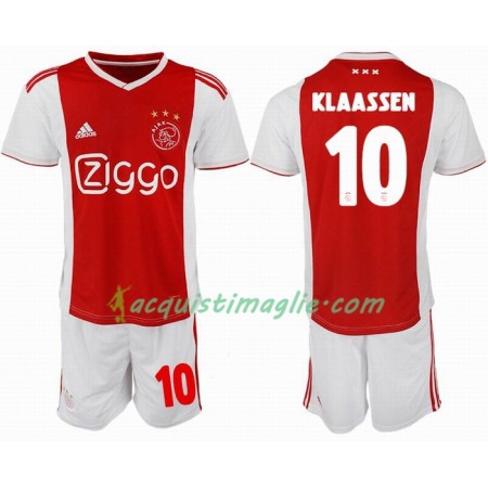 Divisa di Calcio Ajax KLAASSEN 10 Bambino Prima 2018/2019